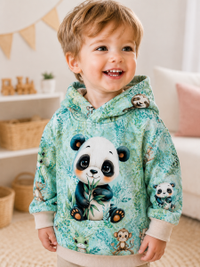 Bluza dresowa z kapturem PANDA